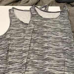 Bundle of 2 Zelos women’s sleeveless open back tank size medium